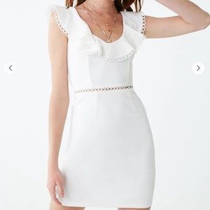 Knit white Mini Dress